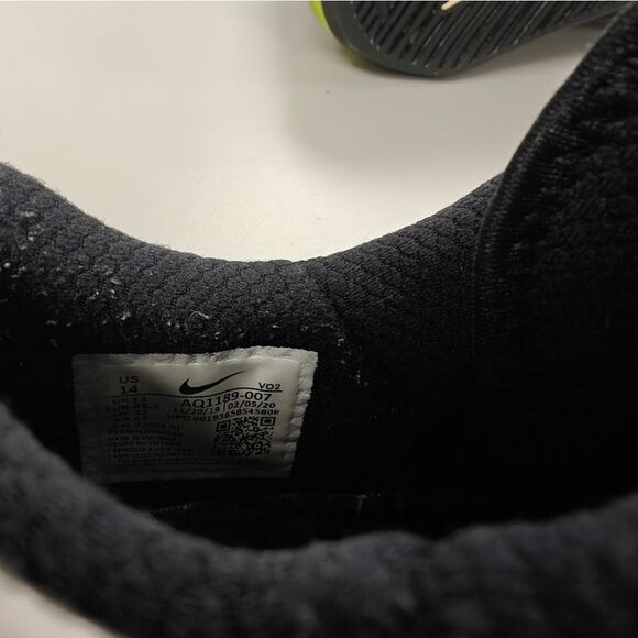 Nike Metcon 5 Rare “Black Volt” Villain Edition Men's Size 14 AQ1189-007 EUC - Picture 7 of 7